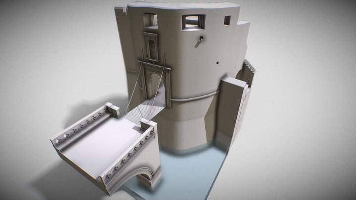 Dubrovnik Pile Gate 3D Model