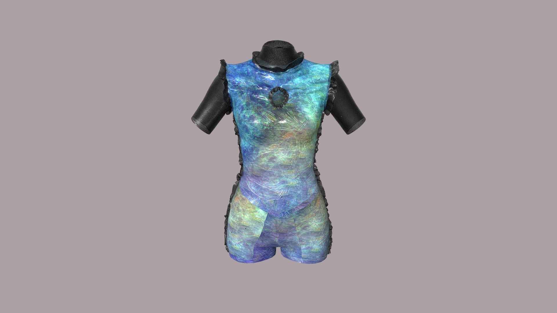Shorts Suit Low Poly thicc