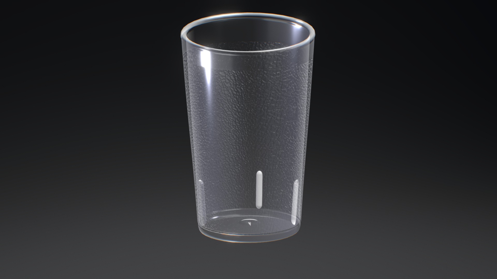 3D model Vaso de Policarbonato 9oz - This is a 3D model of the Vaso de Policarbonato 9oz. The 3D model is about a glass with a liquid in it.