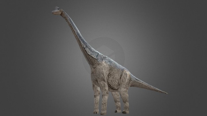 Dinosaur Hunting Brachiosaurus – Modelo 3D gratuito STL