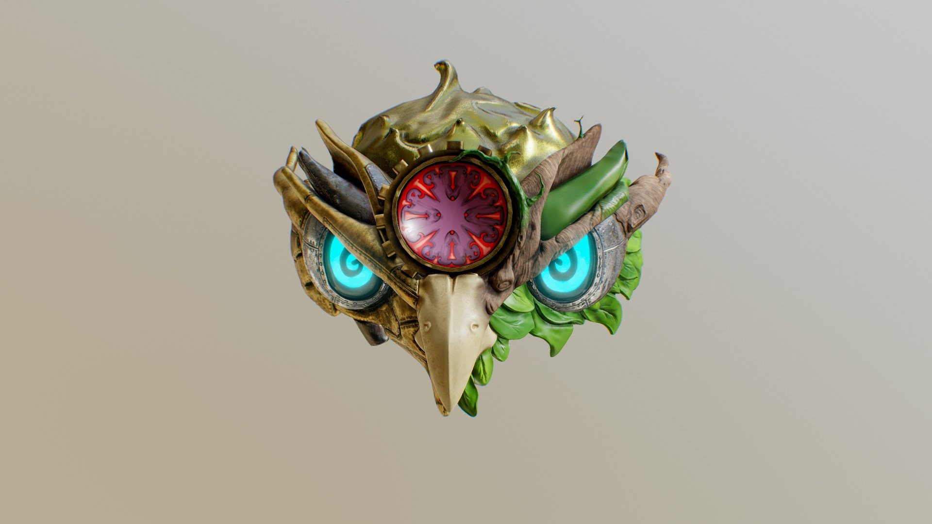 DR. ARCHIBALD OWL 3D model by Dedalostudio [1ce000c] Sketchfab