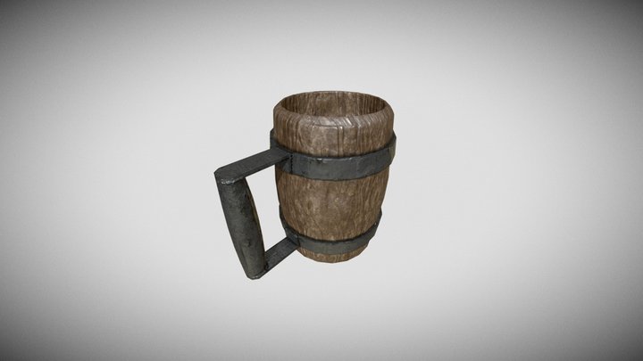 Medieval Mug 3D Model