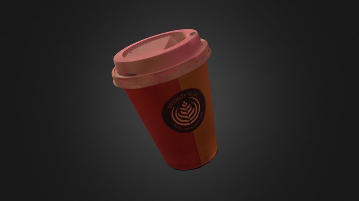 High Poly Coffeecup - Shining3D EinScan-SP Scan 3D Model