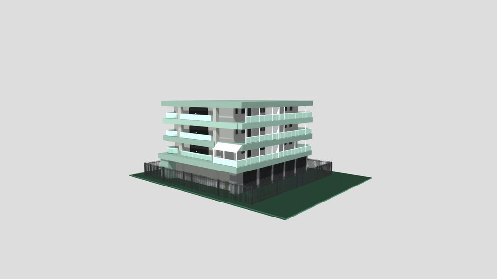 Low Poly Urban Building