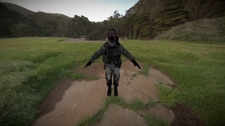 Russian Engineer Battlefield 3 3D Model