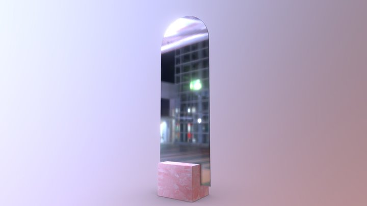 Pink Mirror 3D Model