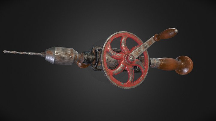 Millers Falls No.980 Drill 3D Model