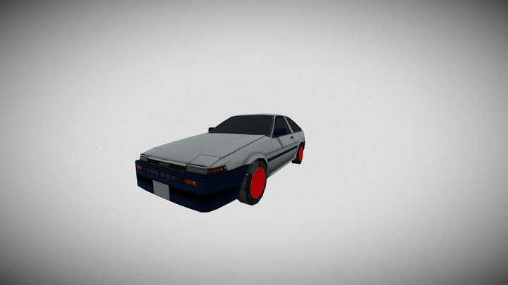tokyo car drift 3D Model