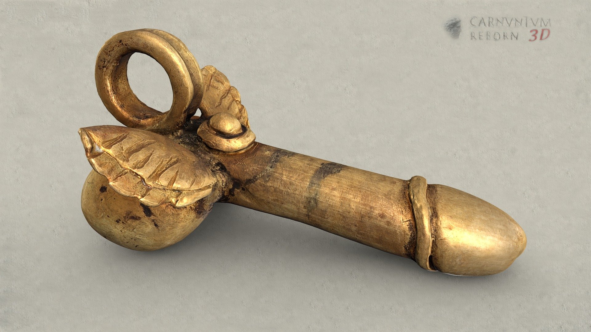 Anhänger in Phallusform — Sketchfab embed 3D viewer