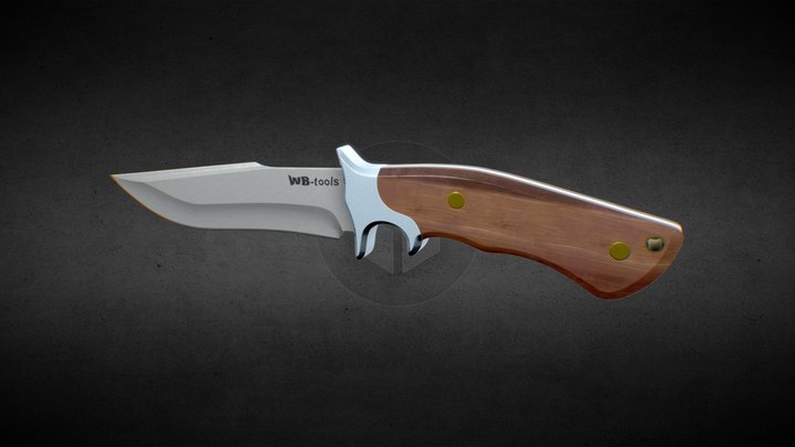 Survival Knife 3D Model