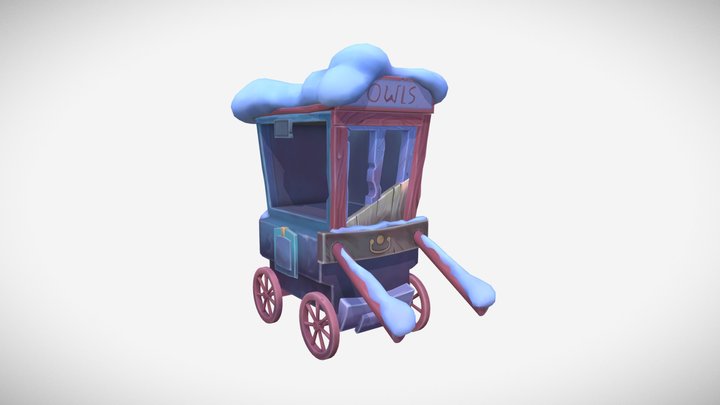 Hogsmid Cart 3D Model