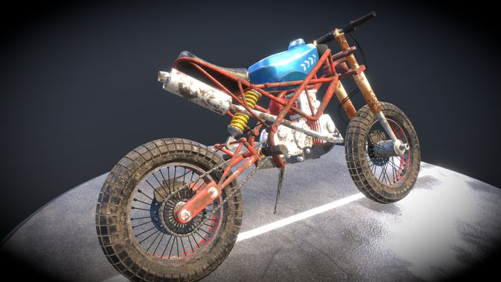 Dirt Bike (concept art) 3D Model