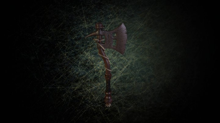 Snake Axe 3D Model