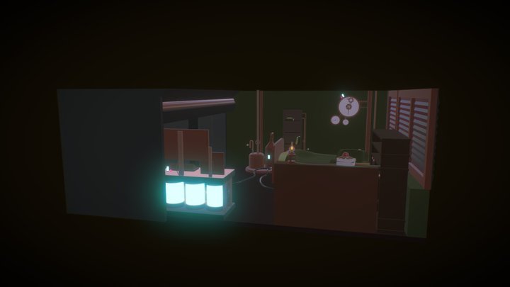 My Room, but Steampunk 3D Model