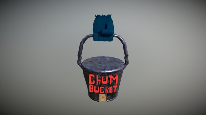 Chum Bucket 3D Model