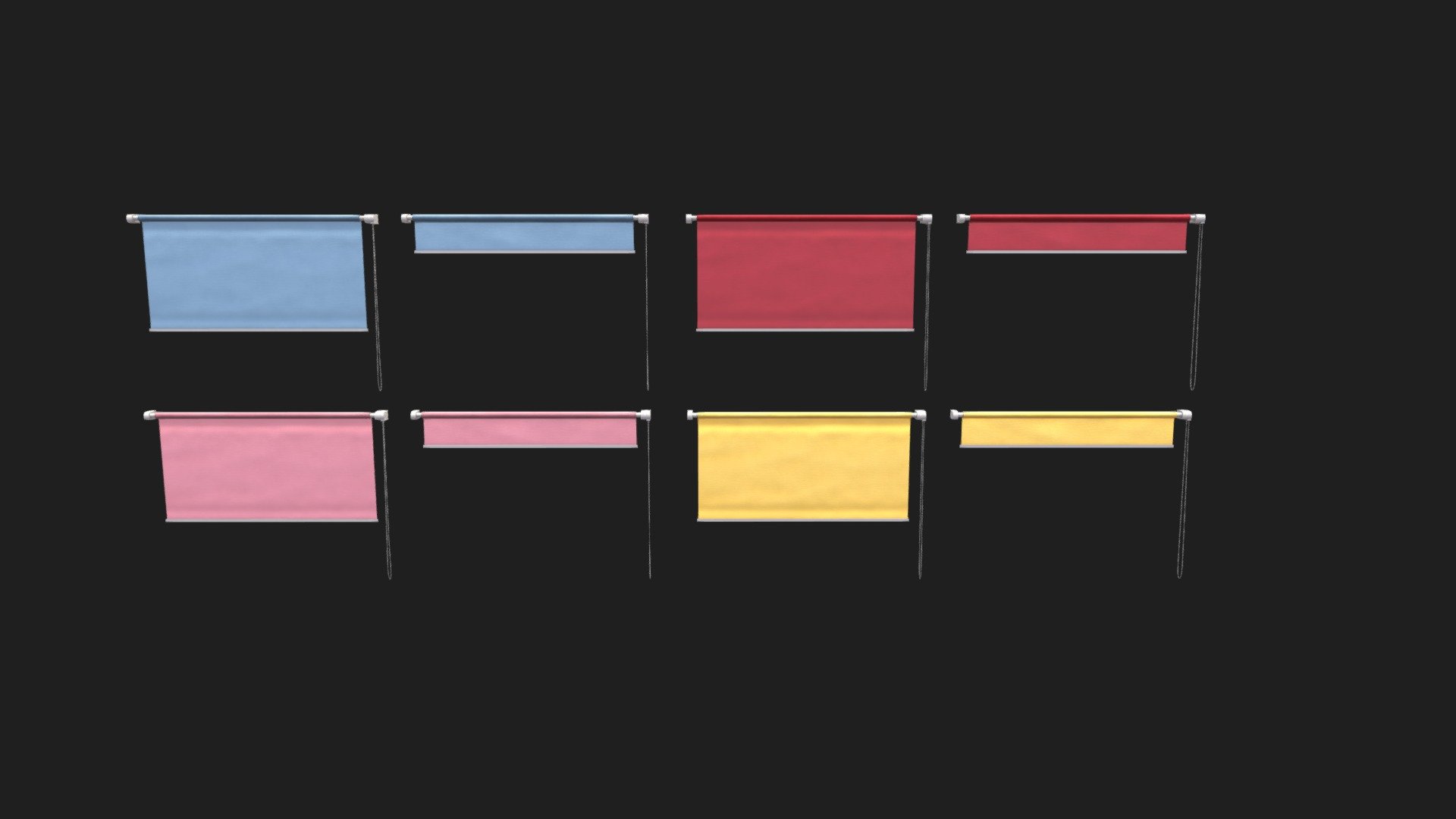 Colorful Blinds | Game Assets - Buy Royalty Free 3D model by PropDrop ...