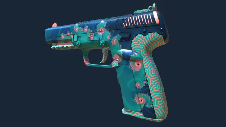 Deep Sea - Five Seven 3D Model