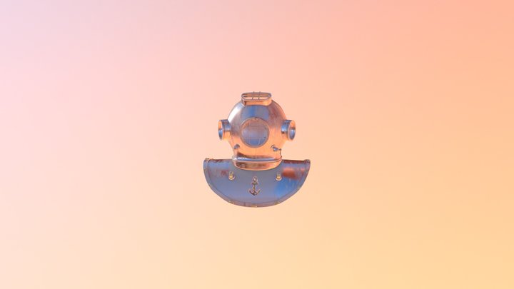 Diving Helmet 3D Model