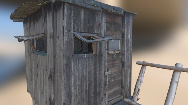 Hunting platform - Hochstand 3D Model
