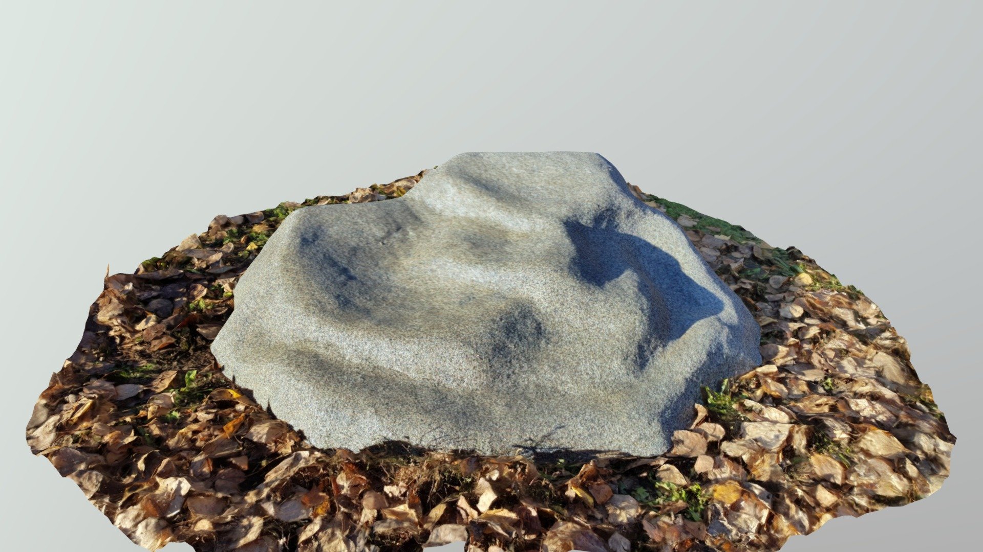 Декоративный камень на люк D75/30 - серый - 3D model by Grebady (Декор ...