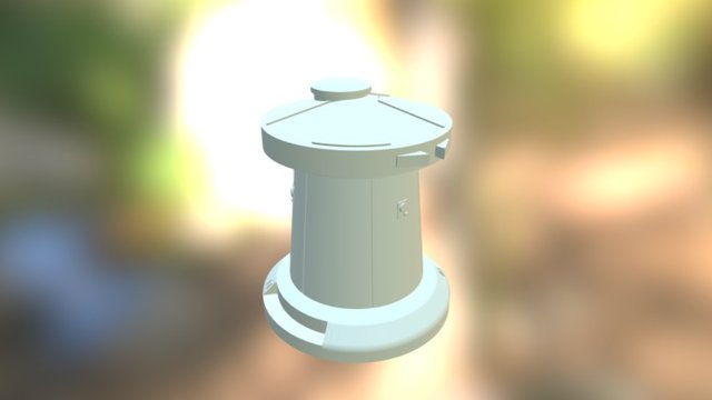 Torre Batalla de Hoth / Hoth battle turret 3D Model