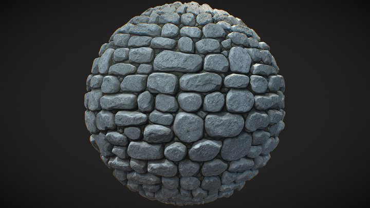 Seamless Rustic Stone Wall & Floor Texture 052