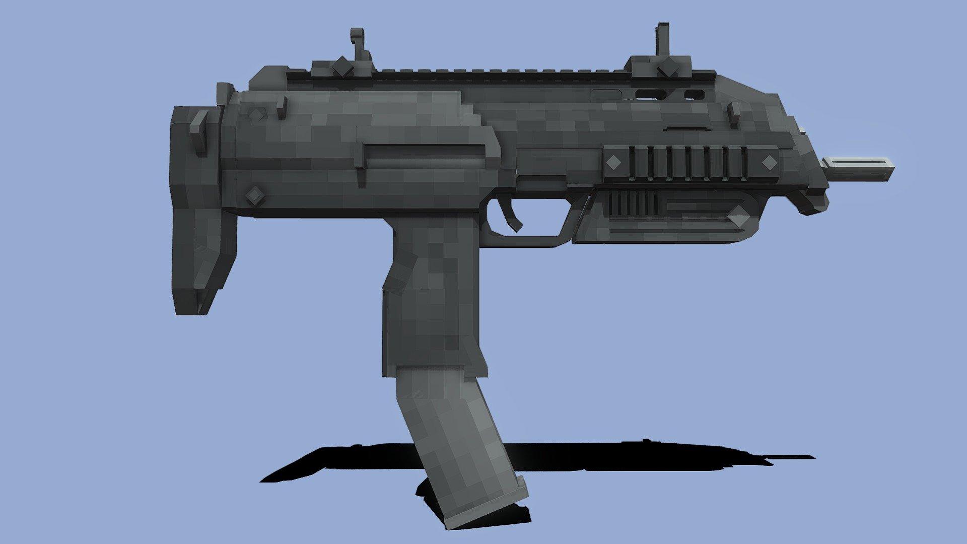 HK MP7 - 3D model by UnitedPechoraRecords (@KV4GA) [1cecefe] - Sketchfab