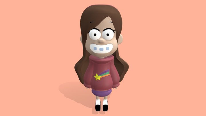 Mabel Pines - Gravity Falls 3D Model