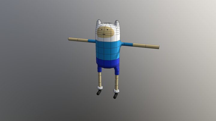 Primera práctica de Finn en clase 3D Model
