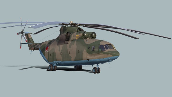 Mi-26 Halo 3D Model