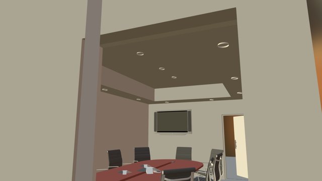 Conference Room Draft1 3D Model