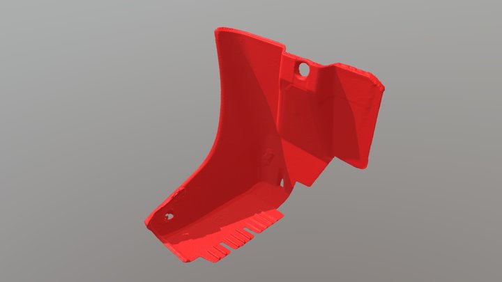 vehicle mudguard part 3D Model