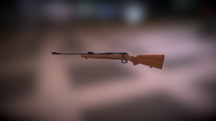 Rifle Titan 3 3D Model