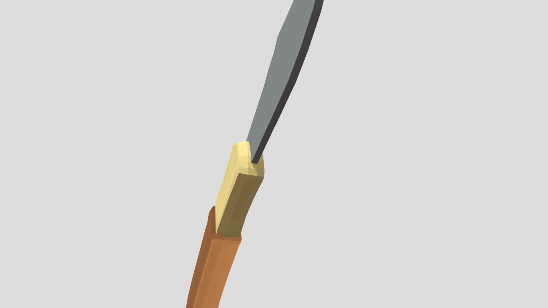 Knife Low Poly