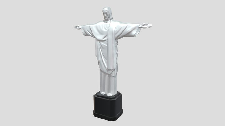 Cristo Redentor 3d model 3D Model