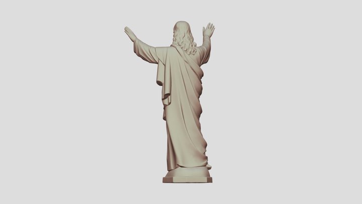 jesus abencoando 3D Model