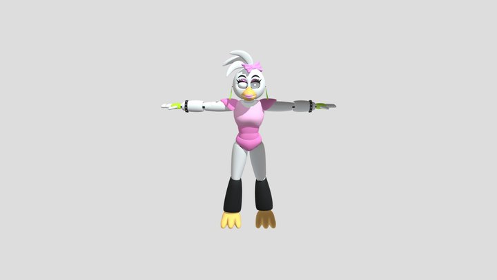 Glamrock Chica – Free 3D Model STL