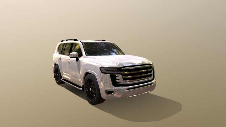 Toyota Landcruiser V8 2022 3D Model