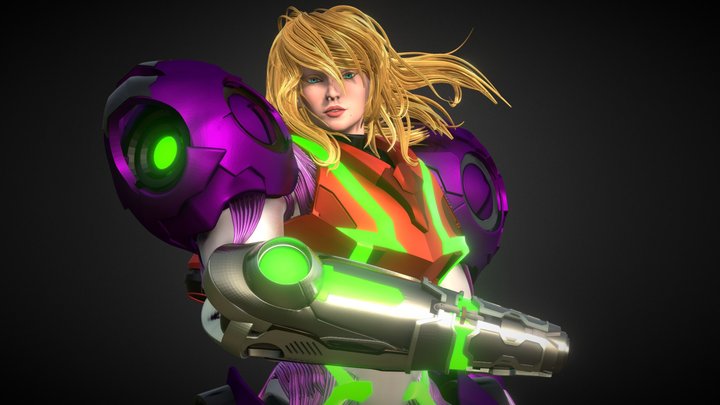 Samus - gravity Suit Metroid Dread 3D Model