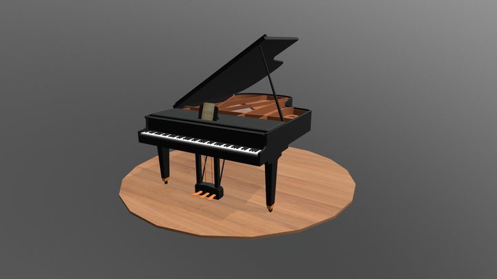 Grand Piano 3D Model