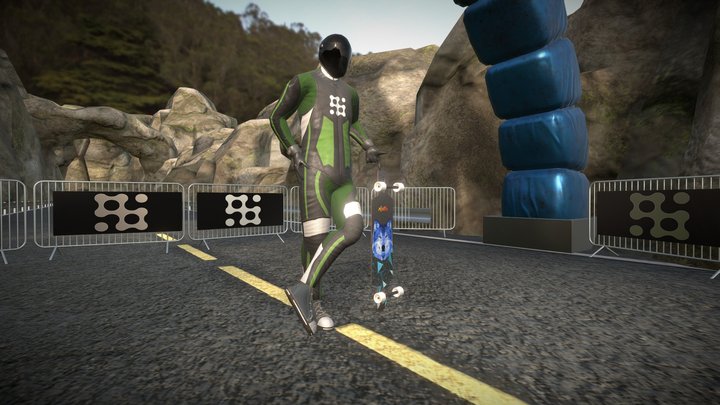 Gravity Games 3D Model