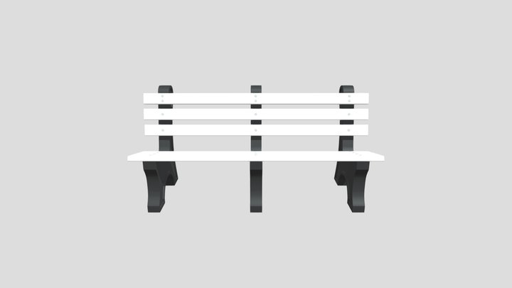 Comfort Park Avenue Bench 3D Model