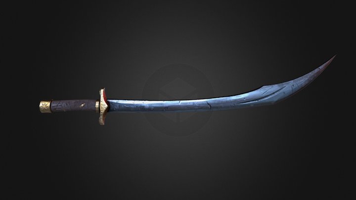 Arabic Saber 3D Model