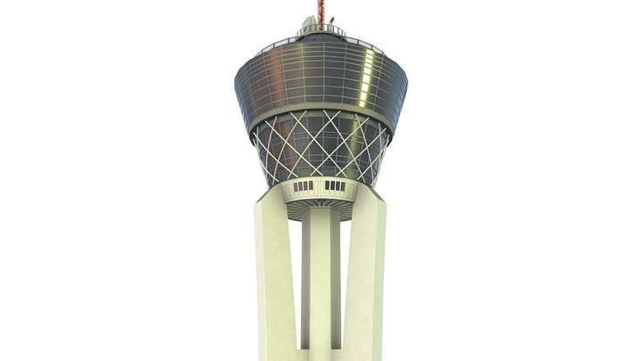 Stratosphere Tower Las Vegas - Daytime Setup 3D Model