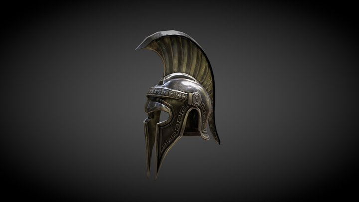 Helmet Spartan 3D Model