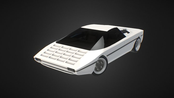 1974 Lamborghini Bravo concept 3D Model