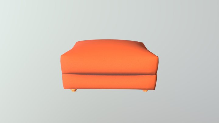 Leather seating 3D Model