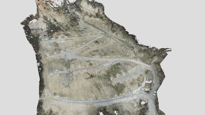 Paradisi landslide 3D Model