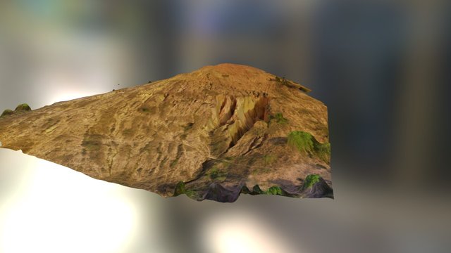 Erosão no enterno do Reservatório do Funil 3D Model