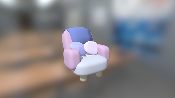 Reading Armchair- Gravity Sketch experiment 3D Model